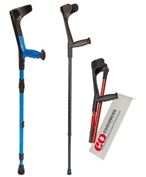 Foldable travel crutches